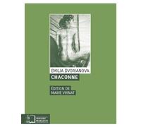 Chaconne - Emilia Dvorianova - Rue D'ulm Eds - broché - Roman