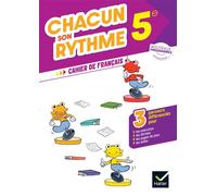Chacun son rythme - Français 5e - Ed. 2026 - Cahier élève - Adrien Daoudal - Hatier - broché - Scolaire / Universitaire