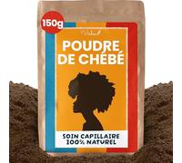 Chad Chebe Powder 150 g - Traitement naturel de croissance des cheveux africains pour femmes - Recette traditionnelle tchadienne pure pour cheveux longs et épais - Secret de beauté antique du Tchad