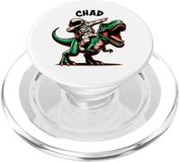 Chad Dabbing Astronaute sur Un Dessin animé Dinosaure PopSockets PopGrip pour MagSafe