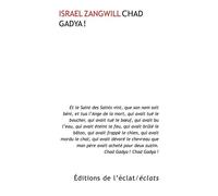 Chad gadya ! - Israël Zangwill - Eclat Eds De L' - broché - Roman