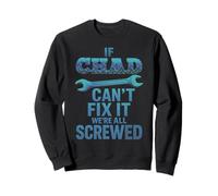 Chad Name If N't Fix It Personal Husband Handy Man Builder Sweatshirt