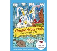 Chadwick the Crab's 40th Birthday Coloring Postcards: 20 Postcards to Color, Sign, and Send