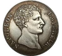 Chaenyu 1812 pièce de Monnaie française Pur cuivre argenté Antique Argent Dollar Artisanat Collection pièce Cadeau décoration