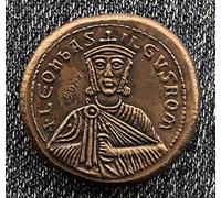 Chaenyu Byzance Empire 1 Follis 886-912 Copie de pièces de Monnaie Collection de Cadeaux Souvenirs 25MM