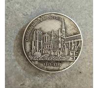 Chaenyu Pièce en Argent France Notre Dame de Paris Collection pièce commémorative décoration Cadeau