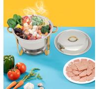 Chafing Dish Container 5 L Gold pour célébrations, fêtes, catering, buffets