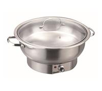 Chafing Dish électrique rond - Bartscher - 3,8L - Acier inoxydable - 500 Watt