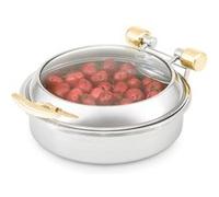 Chafing Dish Induction Rond Couvercle en Verre Pujadas