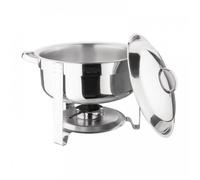 Chafing dish inox rond 7,5 Litres