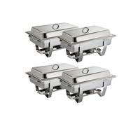 Chafing Dish Milan Inox GN 1/1 - Lot de 2 - Olympia - Capacité 9L - Finition miroir poli