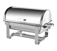 Chafing Dish Rectangulaire avec Couvercle Roll Top 9,5 L Pujadas 3 G