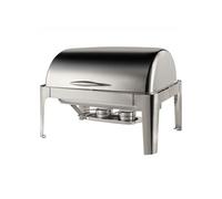 Chafing Dish Rectangulaire avec Couvercle Roll Top 9 L - Pujadas - - Acier inoxydable9