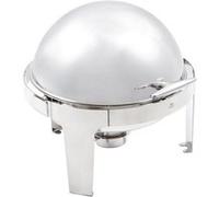 Chafing dish inox rond 6 Litres, finition polie