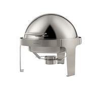 Chafing Dish Rond avec Couvercle Roll Top 6 L - Pujadas - - Acier inoxydable6 x485mm