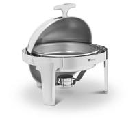Royal Catering Chafing dish semi-sphérique - 6 l - Brûleur à pâte inclus RCDB-6R