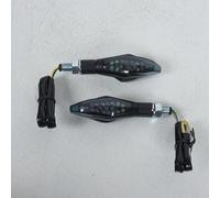 Chaft Paire de Clignotant Avant Led avec Veilleuse Fumé compatible avec moto Suzuki IN208