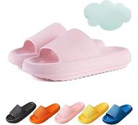 Chagoo Cozislides Original Super Soft Home Slippers, 2021 Latest Technology-Super Soft Thick Sole Quick-Drying Bathroom Non-Slip Slippers (Pink, 38/39)