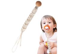 Chaies Attache-sucette,attaches-sucettes - Clip de sucette en corde de coton Boho | Clips flexibles pour garçons, filles, corde en coton tressé pour tout-petits, pour et fixation de bouteille de lait