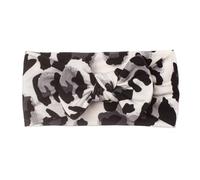 Chaies Bandeau imprimé léopard,Bandeau imprimé léopard,Large bandeau léopard - Enveloppement de tête à nœuds extensibles doux pour la photographie quotidienne, accessoires de cheveux pour de 0 à 2