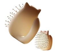 Chaies Brosse démêlante pour - Brosse à cheveux - Brosse à cheveux relaxante - Peigne à coussin d'air antistatique - Portable - Massage du cuir chevelu - Pour petites filles, adolescentes