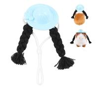 Chaies Chapeau d'oiseaux Mignons, Chapeaux drôles pour Perroquet,Décor drôle de Chapeau de Petit Animal de Compagnie | Accessoires de Couvre-Chef avec Sangle réglable pour Hamster, Perruche,
