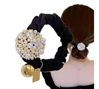 Chaies Corde à cheveux perle, fragiles de fantaisie - Cravate de cheveux en queue de cheval simple élégante | Porte-queue de cheval pour femmes filles, corde de frappe de perles à la mode