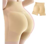 Chaies Culotte gainante pour femme - Culotte gainante avec faux fesses respirantes - Mode gainante pour les voyages, la maison, les rendez-vous, les réunions, le travail
