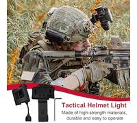 Chaies Éclairage sur Rails de Guidage Arc,éclairage sur Rail Arc,Lumière LED Ultra Lumineuse avec Tige Flexible | Système de Montage pour Casques de sécurité, Accessoires pour Casques de sécurité,