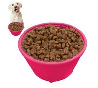 Chaies Gamelles pour chien à alimentation lente - Jouet d'enrichissement pour chien - Gamelle anti-étouffement - Seau à nourriture lente - Jouet d'enrichissement pour chien - Portable