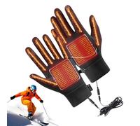 Chaies Gants Chauffants,pour Conduire - Moufles Hivernales Chauffantes USB Tactiles pour Grand Froid Ski Randonnée Déneigement