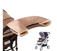 Chaies Gants de poussette, gants de poussette, manchons chauffants pour poussette | Moufles de poussette imperméables et résistantes au gel avec doublure en peluche pour guidon de poussette