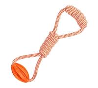 Chaies Jouet à boule et corde pour chien - Balle de découpe pour chien - Jouet en corde pour grande race - Corde distributrice alimentaire - Pour chiens de taille moyenne et petite