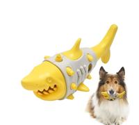 Chaies Jouet de nourriture pour chien, puzzle d'alimentation lente, en forme de requin, distributeur de nourriture multifonction, jouet à mâcher pour le jardin, l'extérieur et l'entraînement