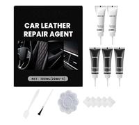 Chaies Kit de réparation pour cuir de voiture - Crème de restauration - Outil de réparation - Rénovation des rayures - Raviveur de couleur pour sièges, panneaux de porte, accoudoirs - Entretien des