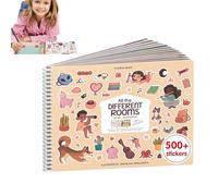 Chaies Livre De Autocollants | 500+ Jouets Jeux Coloriage Voyage | Livre D'Autocollants Créatif Pour - Pour Garçons Filles Avion Voiture Anniversaires Noël Vacances Fête Voyage