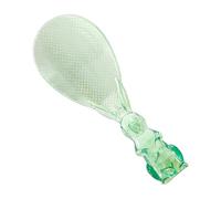 Chaies Louche à riz, louche transparente en forme de lapin | Outil de cuisine multifonction pour servir, cuisiner, cuire au four, mélanger avec support de rangement