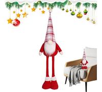 Chaies Lutins De Noël - Nain en Peluche | Peluche GNOME À Jambes Télescopiques | pour Tout-Petits Filles Noël Anniversaire Fête Cadeaux De Fête Canapé Cheminée