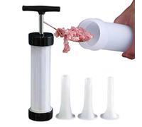 Chaies Manuel de remplissage de saucisses, kit de remplissage de saucisses de cuisine - Petit manuel de machine à saucisses,Kit de remplissage de hot-dog, Machine de remplissage de viande rapide avec