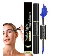Chaies Mascara coloré - Sans agglomération - Étanche - Extenseur du volume - Résistant à la saleté - Double tête - Pour mariage, rendez-vous, fête, soirée, bal de fin d'année