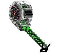 Chaies Mètre Ruban en Acier Fluorescent, Ruban À Mesurer Rétractable en Acier, Ruban À Mesurer Transparent 5/7,5/10 Mètres, Ruban À Mesurer Double Face Étui, Ruban De Mesure Autobloquant Anti-Chute