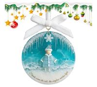 Chaies Ornement d'Amitié - 2D Acrylique Pendentif Arbre De Noël Décoration Maison,Pendentif d'Amitié en Acrylique pour Fêtes | pour Fêtes Chambre Extérieur Jardin Réunions Familiales