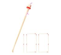 Chaies - Pic de cérumen - Kit de retrait de cérumen - 100 pièces - Outil de pic d'oreille pour retirer le cérumen - Mignon - Outils de nettoyage des oreilles en bois pour la