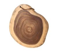 Chaies Planche à découper en bois | Bloc De Forme Irrégulière,Planches À Charcuterie Double Face En Cercle Irrégulier Avec Une Épaisseur De 2,5 Cm - Pour, Fruits, Charcuterie, Cuisine, Service,