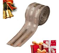 Chaies Ruban d'emballage de Noël,Rubans de Décoration pour Emballages Cadeaux | Favoris Anniversaire Mariage Fête pour Projets Créatifs Couronne Art Floral Arc