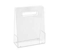 Chaies Sacs à fleurs en acrylique transparent, jardinière transparente en acrylique - Emballage créatif pour fournitures de fleuristes, sacs de courses réutilisables pour fêtes et célébrations