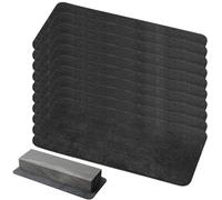Chaies Tapis de pierre à aiguiser, tapis de pierre à aiguiser | Support d'affûtage de couteaux 8,66 x 3,54 pouces | Support de pierre à aiguiser 10 pièces, tapis d'affûtage antidérapant, Surface