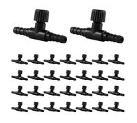 Chaies Valve de pompe à air pour aquarium | Valve de régulation d'air en PVC en forme de T pour aquarium - Montage facile - Accessoire d'aquarium pour la maison