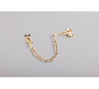 CHAIN Allongée Dorée - Entrebâilleur à chaine pour porte - SOCONA Ref. C2AL