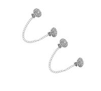 Chain Clip Sweaters u2019 Collar Clasps for Cardigans to Hold Sweater Together Retro Dress Clips Alloy Silver